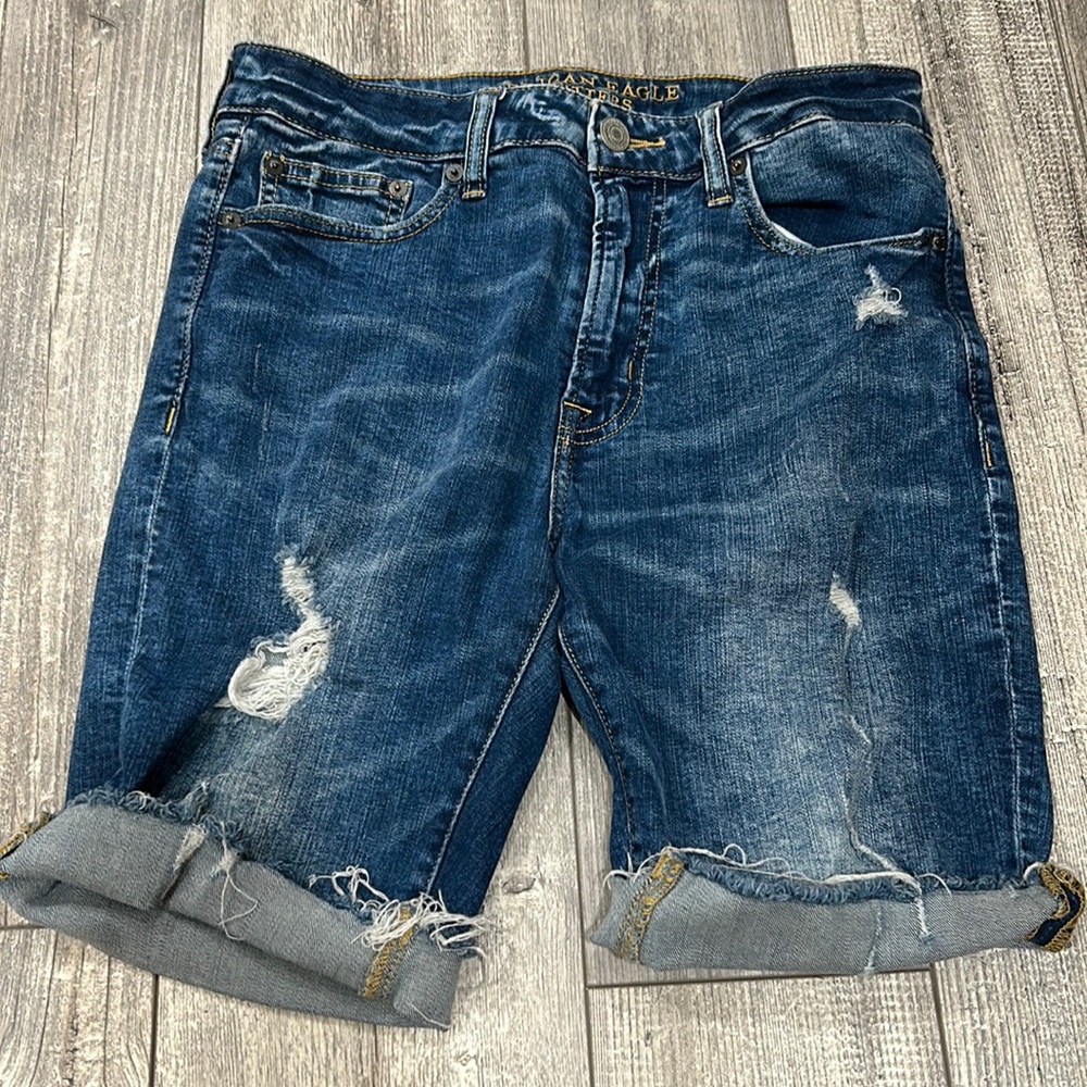 American Eagle Men’s Denim Cutoff Shorts